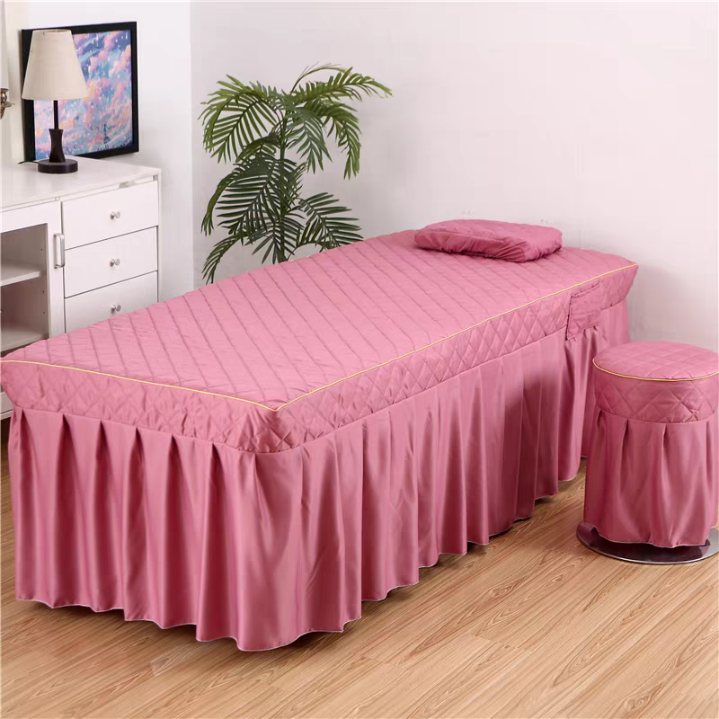 Funda de cama cepillada rosa