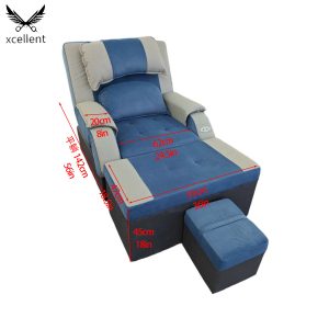 RF095 电动沙发 蓝灰