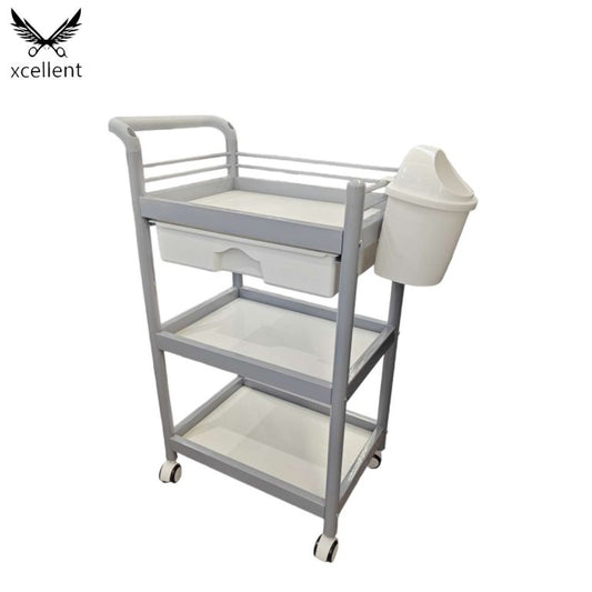 TC02 Carrito de salón de belleza gris