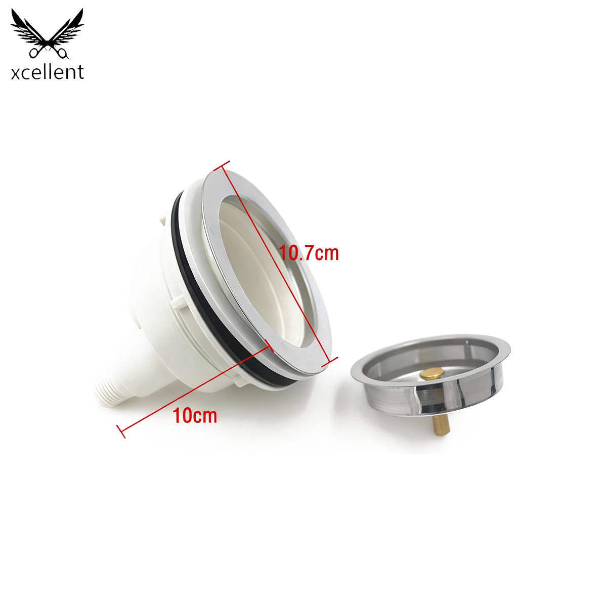 Drenaje de dos orificios para la circulación del agua