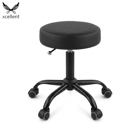 DZ1280-2 Taburete de trabajo/belleza grande negro