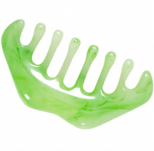 Resin massage comb
