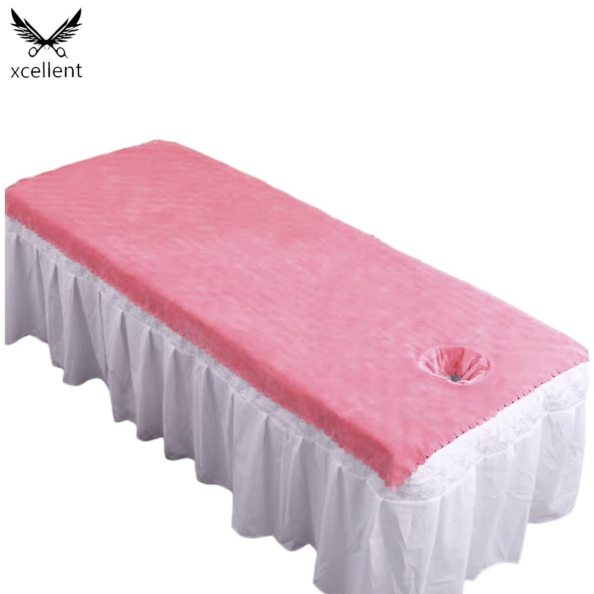 花边蕾丝洞单厚粉色