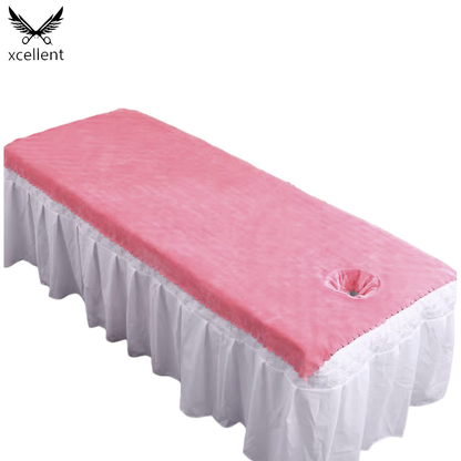 花边蕾丝洞单厚粉色