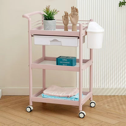 TC02 Beauty Salon Trolley Pink