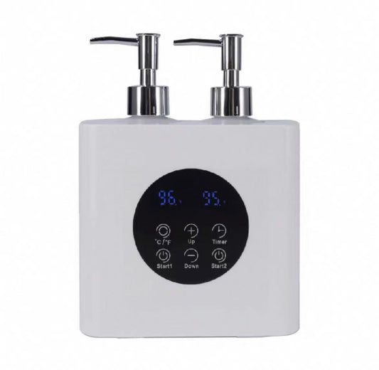 Double bottle essential oil heater