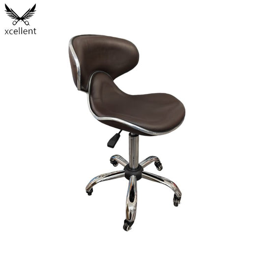 DZB725-2 Dark Brown Work Stool/Beauty Stool