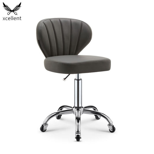 DZC528 Grey Large Work Stool/Beauty Stool