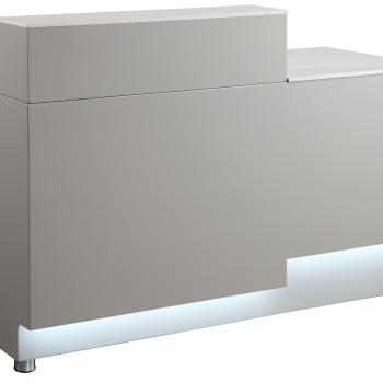 C85 Front Desk Black/White