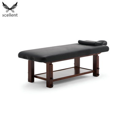 CM80H Adjustable Solid Wood Massage Bed with U-Shaped Pillow
