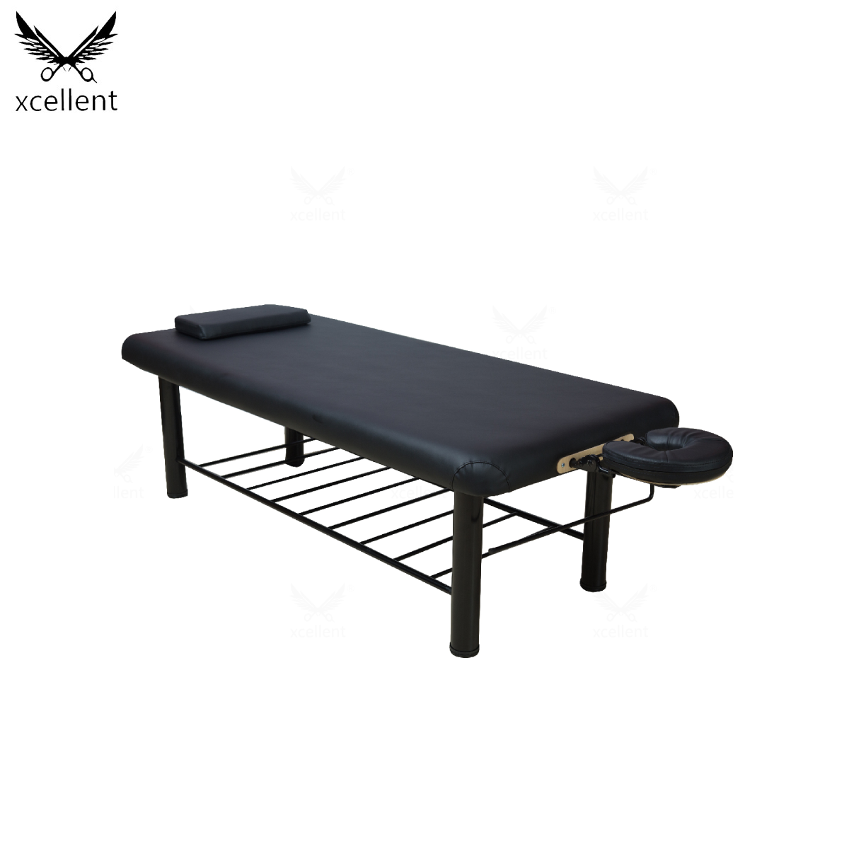 CT85H Massage Bed Black Belt U-Shaped Pillow