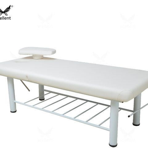 X076W White Massage Bed