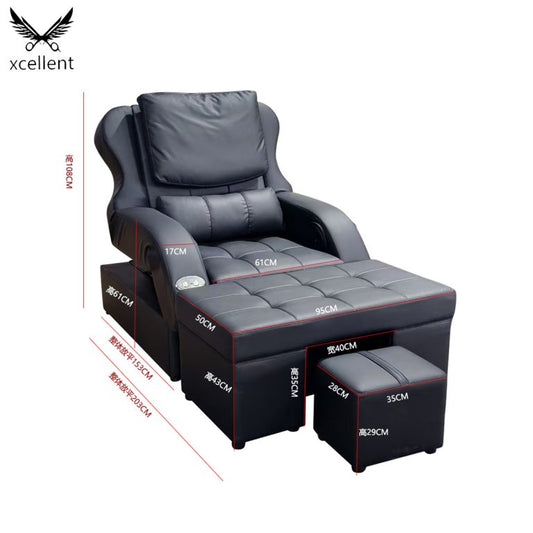 HW131B Black Electric Sofa