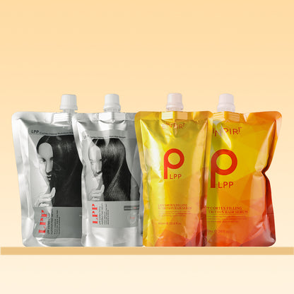 LPP Cortex Filling Nutrition - Suero capilar dorado (bolsa grande, 820 ml)