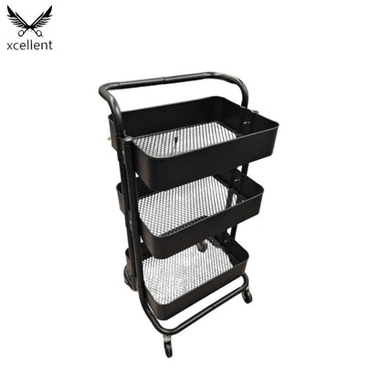 HL666 Carrito de salón de belleza rosa