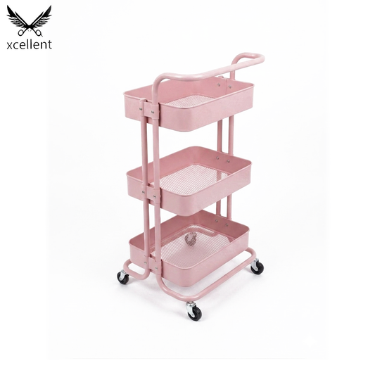 HL666 Beauty Salon Trolley Pink