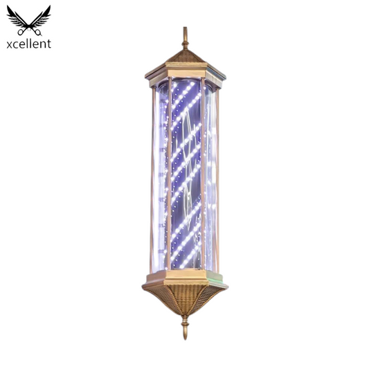 OPL09 Barber Pole Hair Salon Rotating Light
