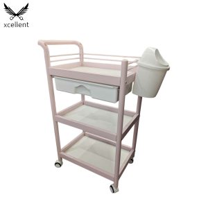 TC02 Carrito de salón de belleza gris