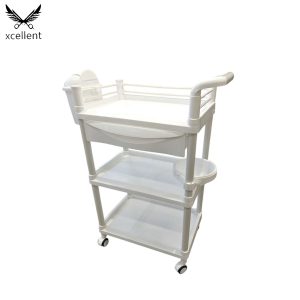 TC08 Carrito de salón de belleza gris
