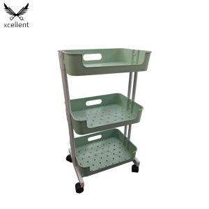 TG03G Beauty Salon Trolley Green
