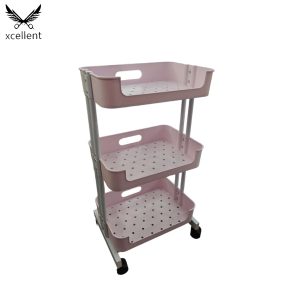 TG03P Beauty Salon Trolley Pink