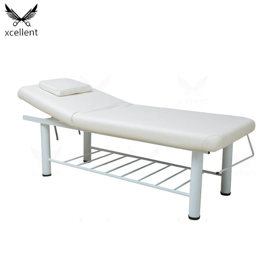 X076W White Massage Bed