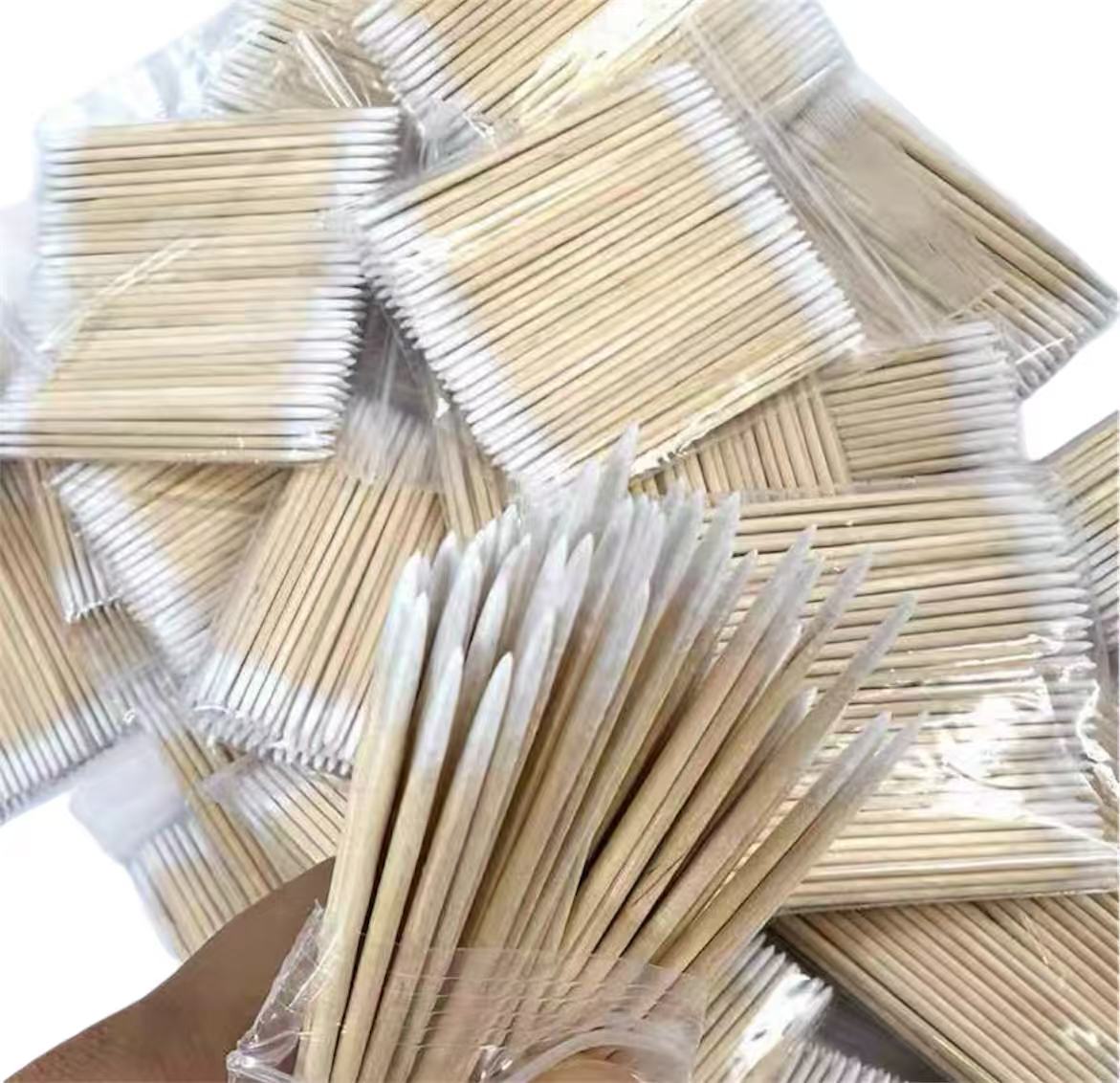Pointed kapok swab