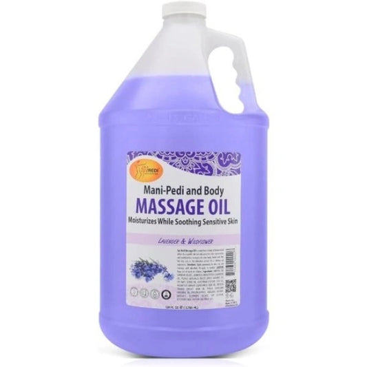 SpaRedi Lavender &amp; Wildflower Massage Oil, 1 Gal